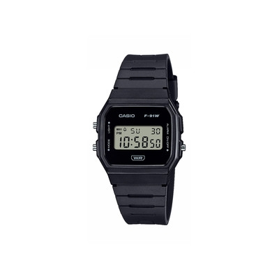 Montre CASIO homme bracelet resine noir mat - vue 1