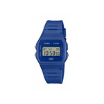 Montre CASIO homme bracelet resine bleu fonce - vue 1