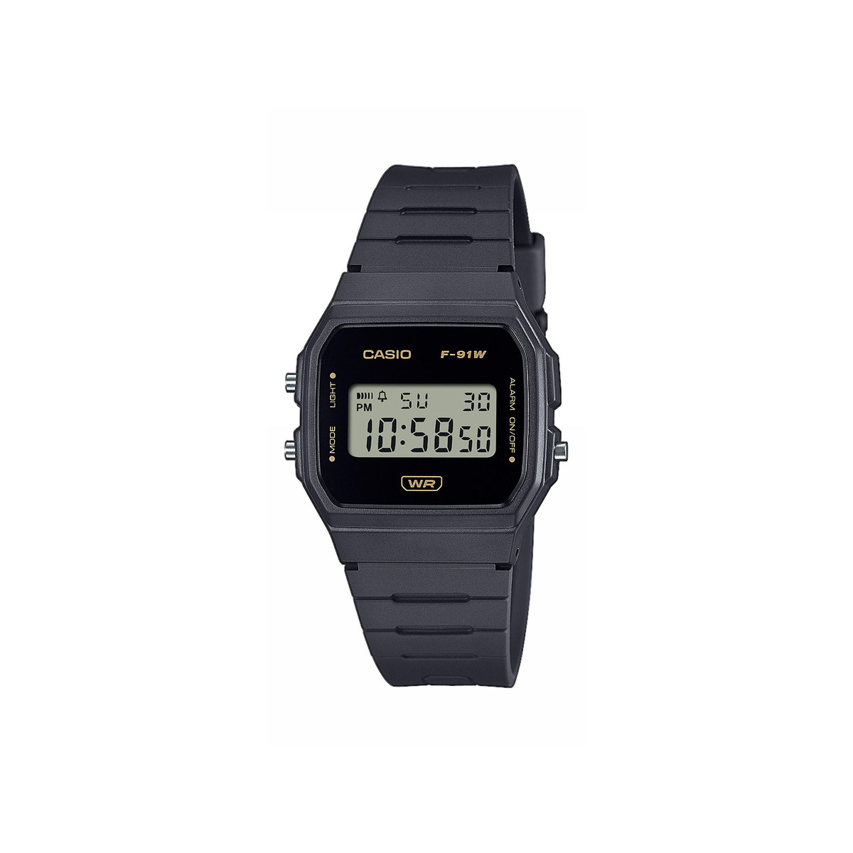 Montre CASIO homme bracelet resine noir