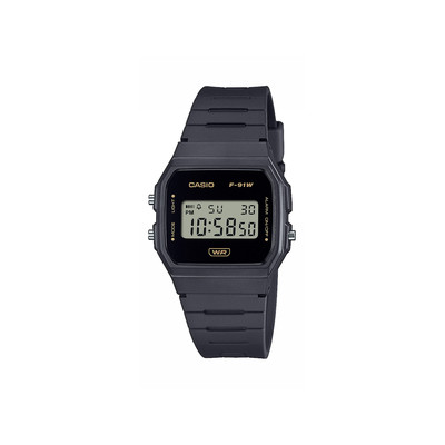Montre CASIO homme bracelet resine noir - vue 1