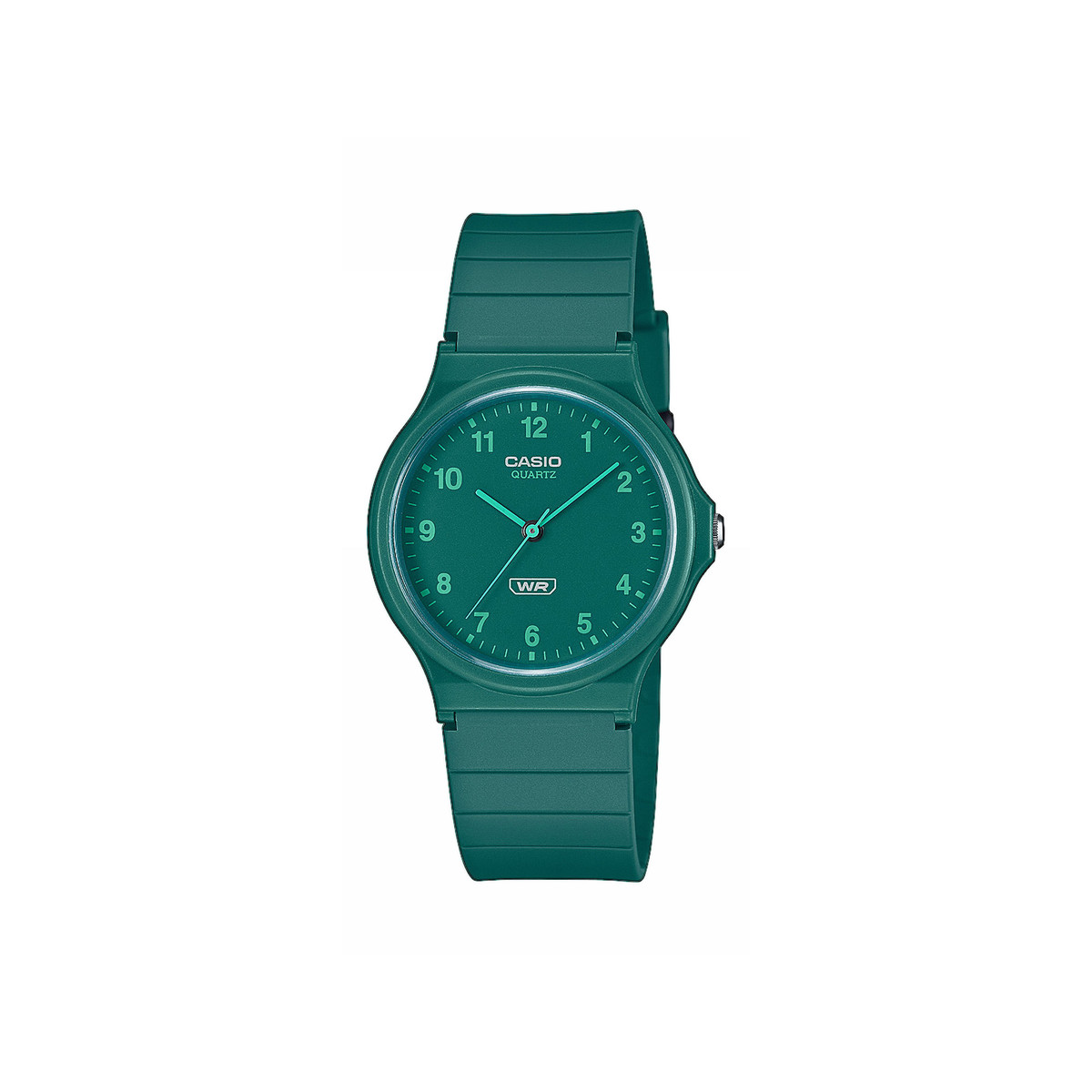 Montre CASIO homme bracelet resine vert fonce