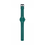 Montre CASIO homme bracelet resine vert fonce - vue D1