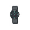 Montre CASIO homme bracelet resine noir - vue V1