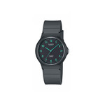 Montre CASIO homme bracelet resine noir - vue 1