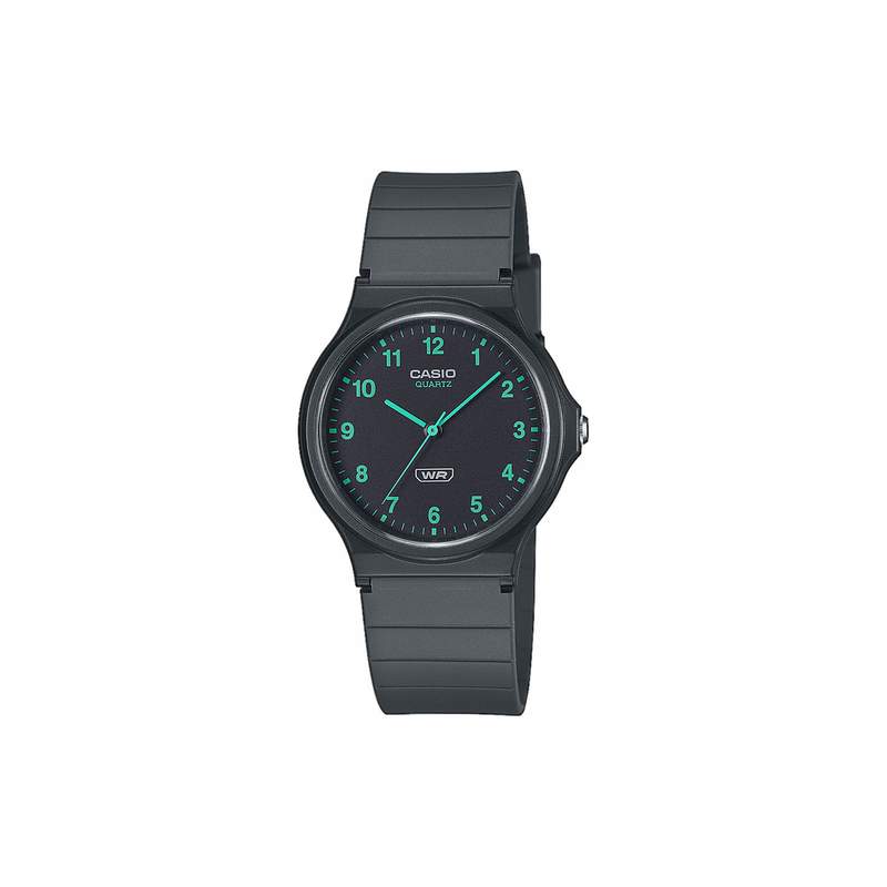 Montre CASIO homme bracelet resine noir - vue 1