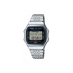 Montre CASIO homme bracelet acier inoxydable argent - vue 1