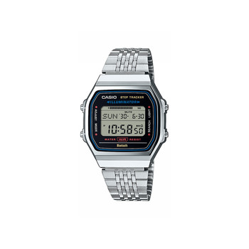 CASIO herenhorloge met zilveren roestvrijstalen armband