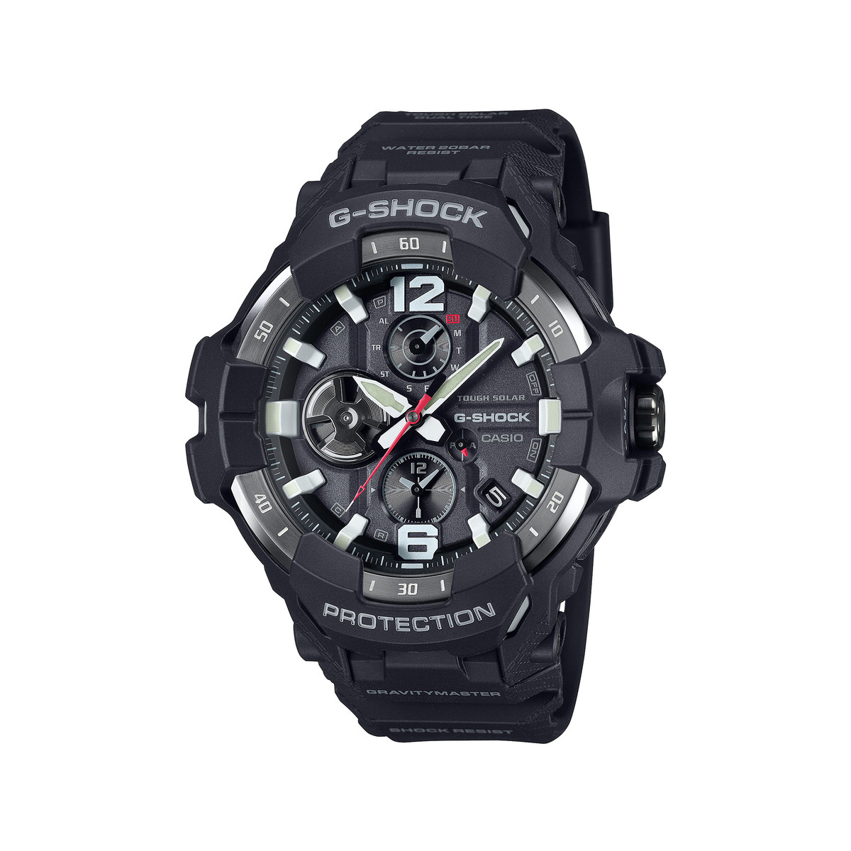 Montre G-SHOCK PREMIUM homme bracelet resine noir