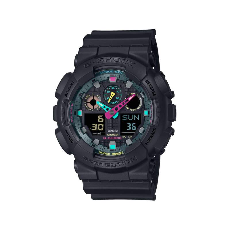 Montre G-SHOCK homme bracelet resine noir - vue 1