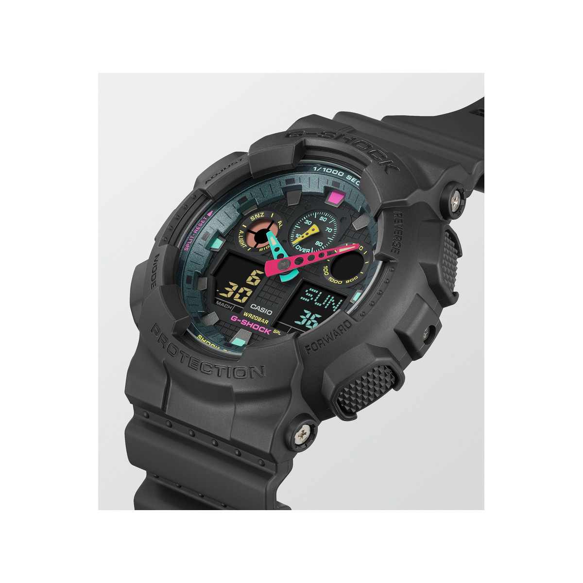 Montre G-SHOCK homme bracelet resine noir - vue 2