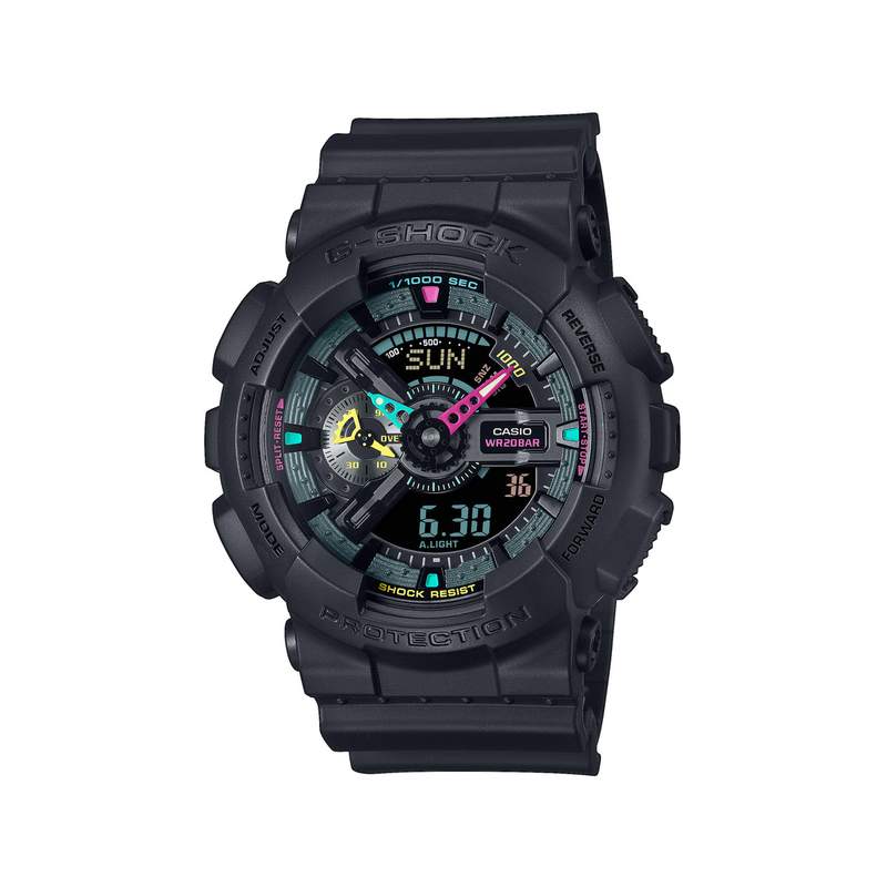 Montre G-SHOCK homme bracelet resine noir - vue 1