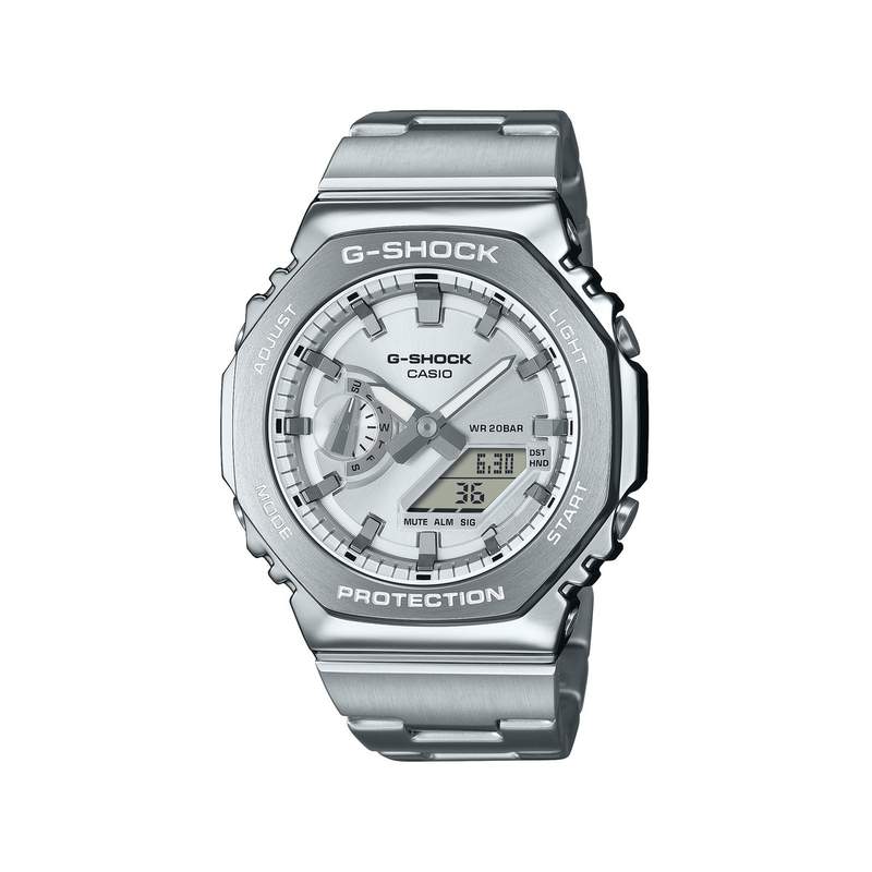 Montre G-SHOCK homme bracelet acier inoxydable argent - vue 1