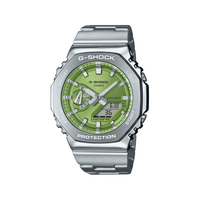 Montre G-SHOCK homme bracelet acier inoxydable argent - vue 1