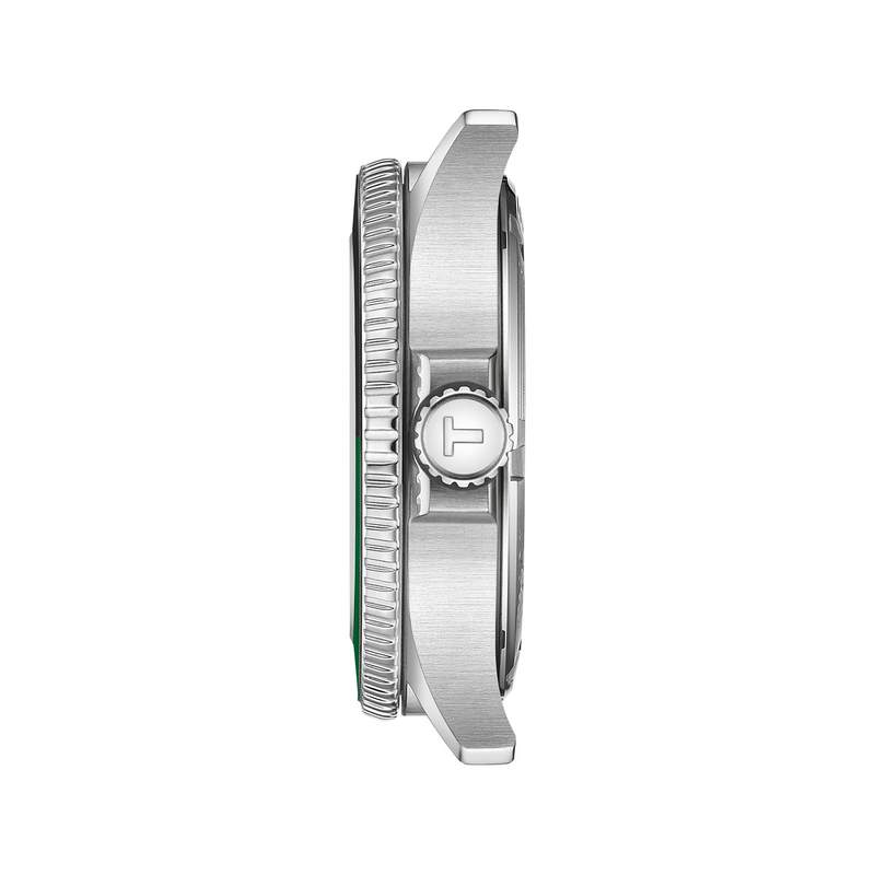Montre TISSOT T-SPORT SEASTER 1000 GMT homme cadran noir bracelet acier inoxydable - vue 2