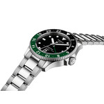 Montre TISSOT T-SPORT SEASTER 1000 GMT homme cadran noir bracelet acier inoxydable - vue D1