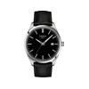 Montre TISSOT T-CLASSIC PR100 homme cadran noir bracelet cuir noir - vue V1