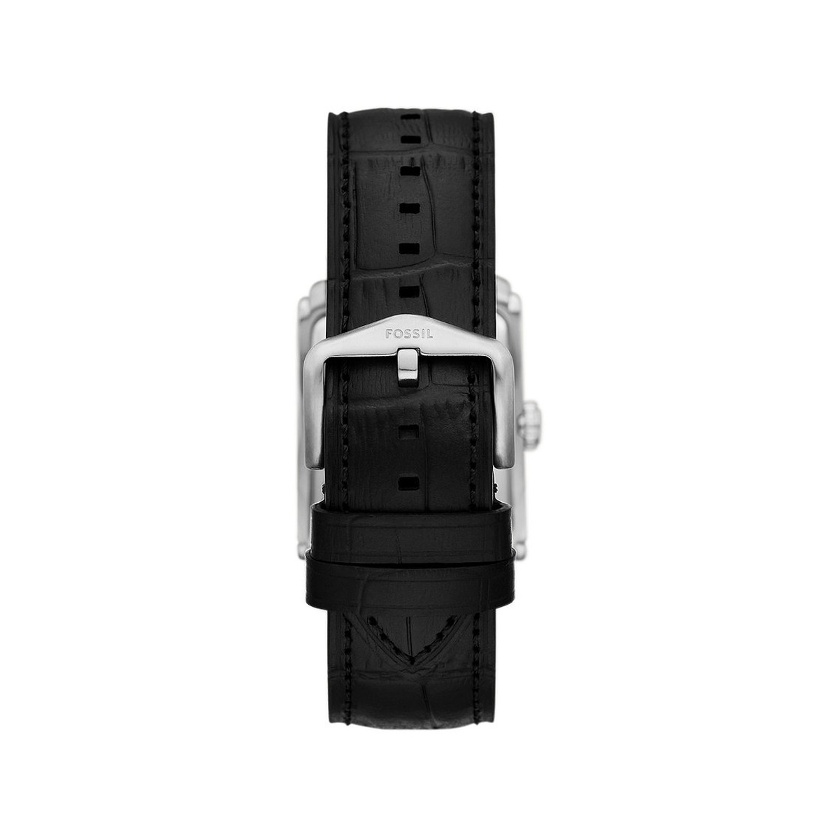 Montre FOSSIL carraway homme bracelet cuir noir - vue 3