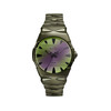 Montre DIESEL d-sruptor homme bracelet acier inoxydable vert - vue V1