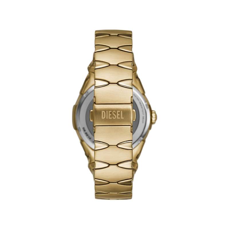 Montre DIESEL d-sruptor homme bracelet acier inoxydable doré - vue 3