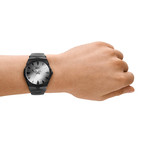 Montre DIESEL d-sruptor homme bracelet acier inoxydable noir - vue porté 1