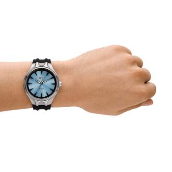 Montre DIESEL streamline homme bracelet silicone noir