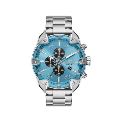 Montre DIESEL spiked homme bracelet acier inoxydable argent - vue 1