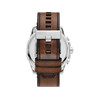 Montre DIESEL mega chief homme bracelet cuir marron - vue V3