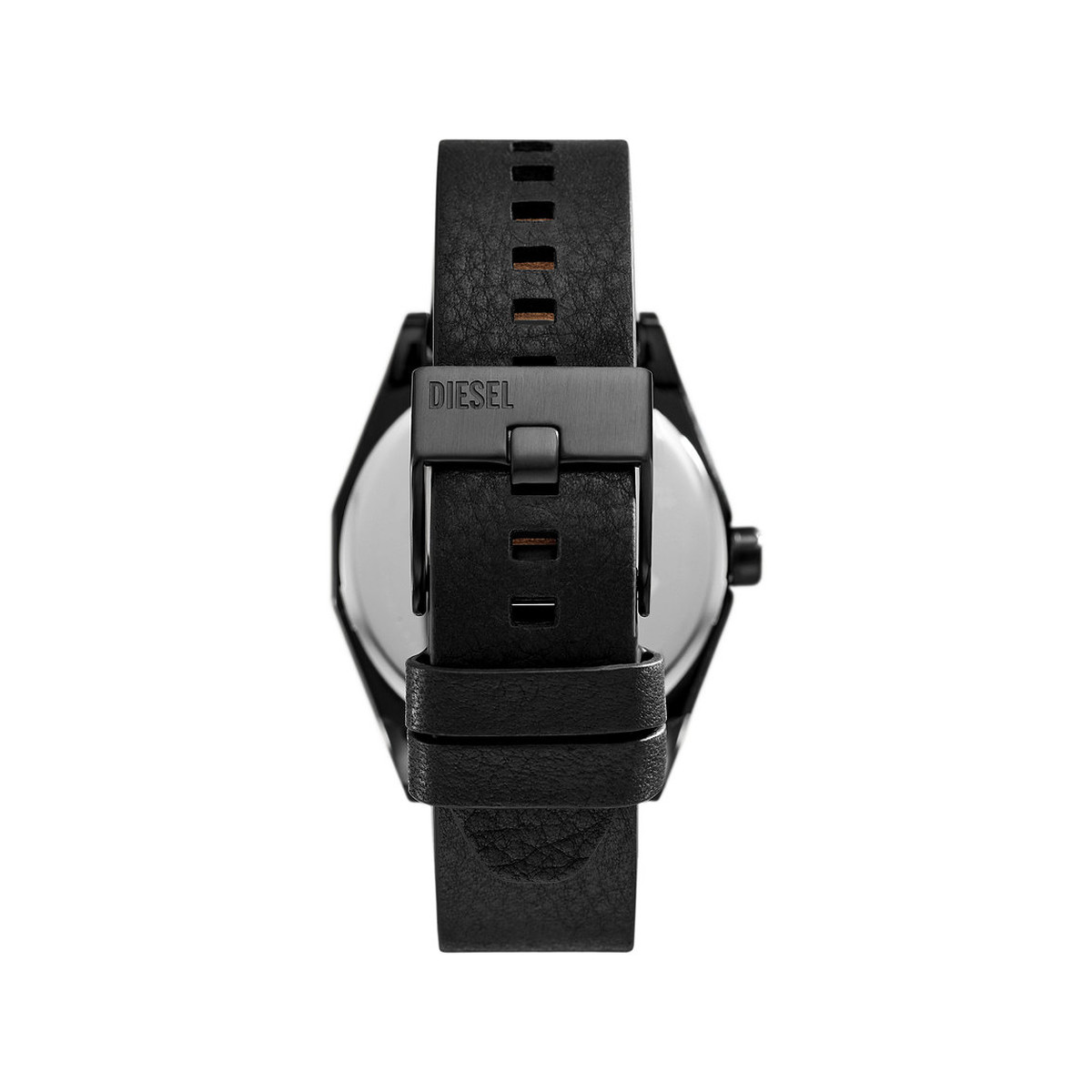 Montre DIESEL scraper homme bracelet cuir noir - vue 3