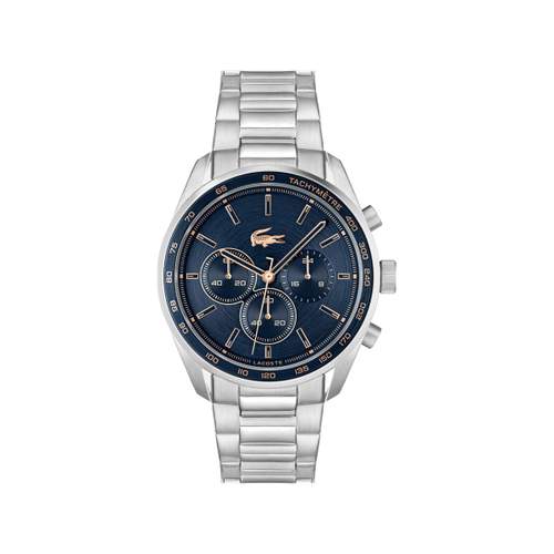 LACOSTE boston herenhorloge stalen armband