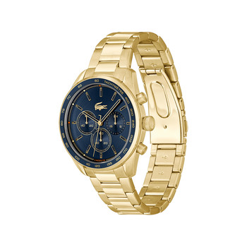 LACOSTE boston herenhorloge goud roestvrij stalen armband