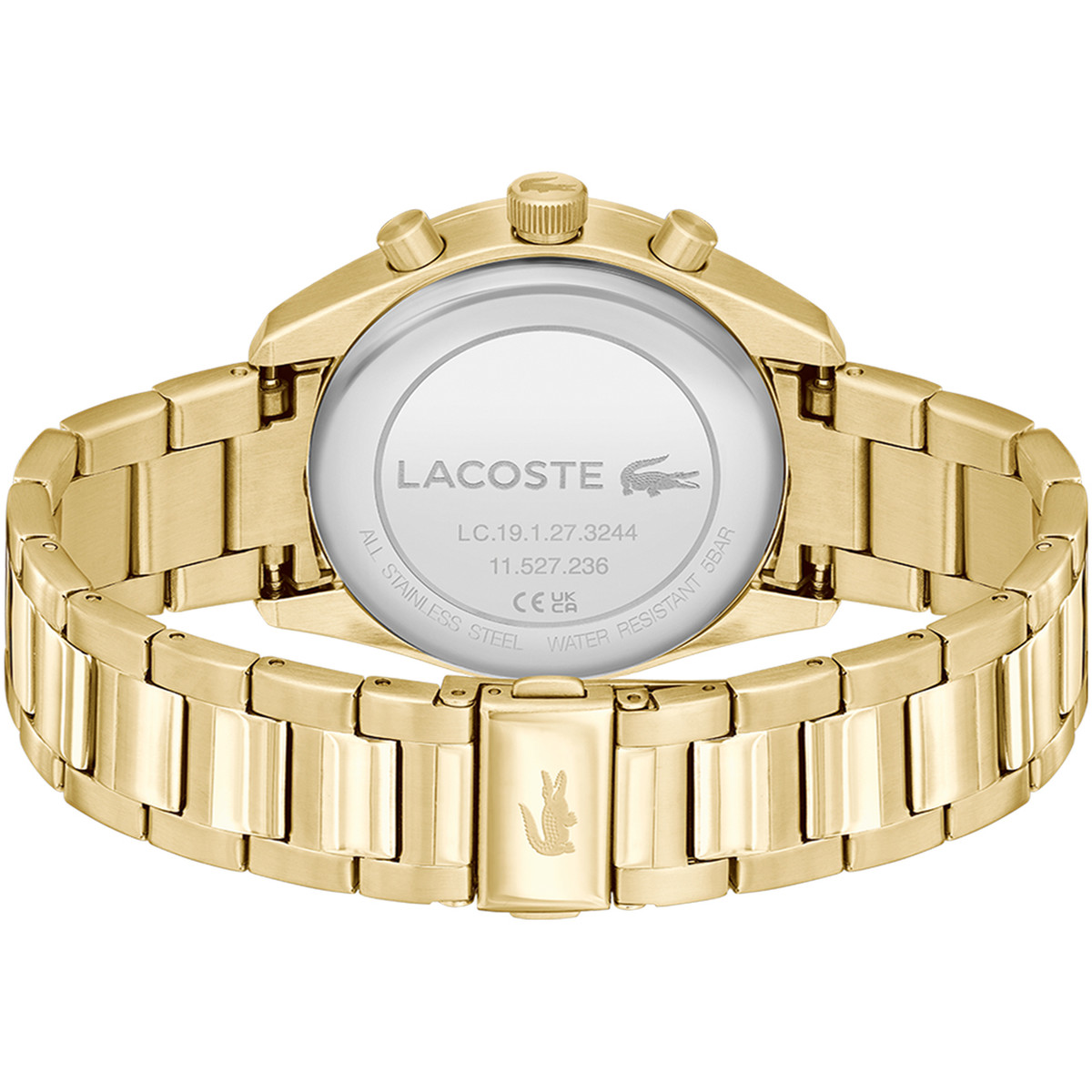 Montre LACOSTE boston homme bracelet acier argent - vue 3