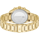 Montre LACOSTE boston homme bracelet acier doré - vue 3