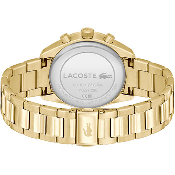 LACOSTE boston herenhorloge goud roestvrij stalen armband