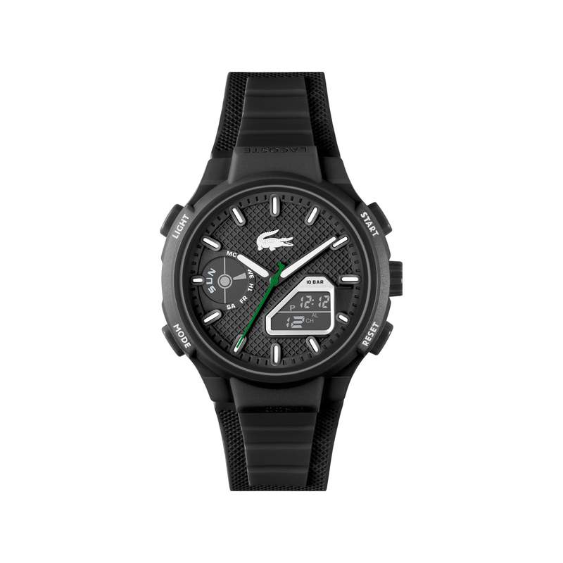 LACOSTE L33-X Men's Watch with Black Silicone Strap - View 1