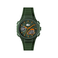 Montre LACOSTE l33-x homme bracelet silicone vert