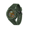 Montre LACOSTE l33-x homme bracelet silicone vert - vue V2