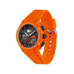 Montre LACOSTE l33-x homme bracelet silicone orange - vue 2