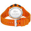 Montre LACOSTE l33-x homme bracelet silicone orange - vue V3