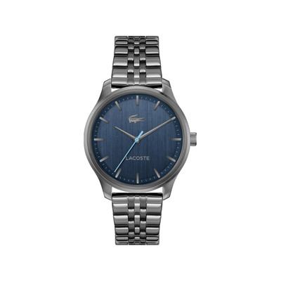 Montre LACOSTE lisbon homme bracelet acier bleu - vue 1