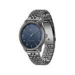 Montre LACOSTE lisbon homme bracelet acier bleu - vue 2