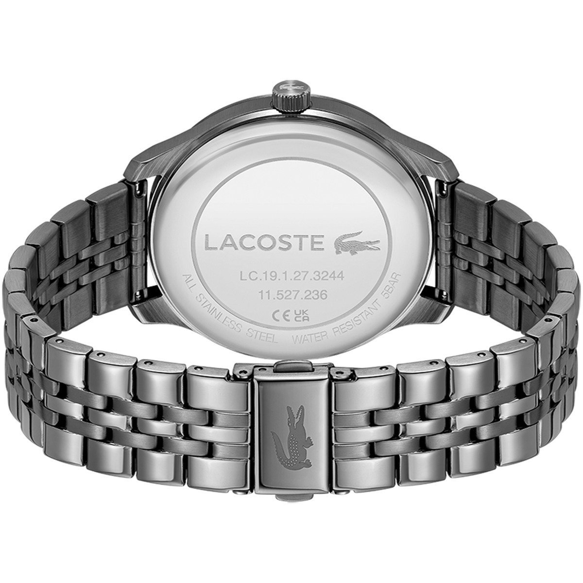 Montre LACOSTE lisbon homme bracelet acier bleu - vue 3