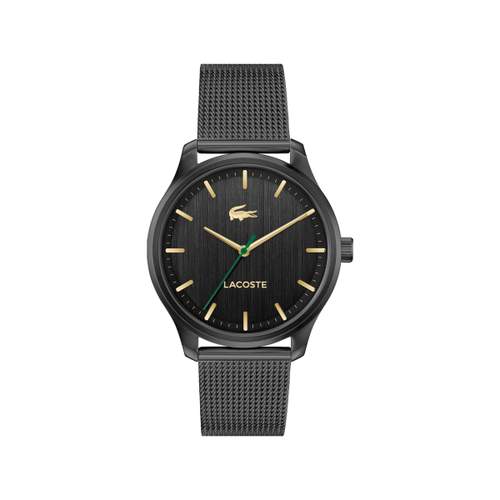 LACOSTE LISBON men's watch steel bracelet charcoal grey