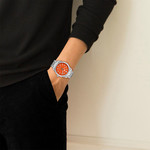 Montre LACOSTE monceau homme bracelet acier - vue porté 1