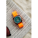 Montre BRISTON classic summer vibes homme bracelet nylon orange - vue D1