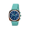 Montre BRISTON classic summer vibes homme bracelet nylon bleu turquoise - vue V1