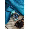 Montre BRISTON classic summer vibes homme bracelet nylon bleu turquoise - vue VD1