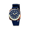 Montre BRISTON clubmaster diver pro gmt homme automatique, bracelet nylon bleu marine - vue V1