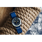 Montre BRISTON clubmaster diver pro gmt homme automatique, bracelet nylon bleu marine - vue D2
