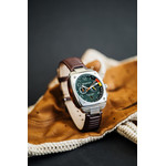 Montre BRISTON streamliner urban gentleman homme bracelet cuir marron foncé - vue D2