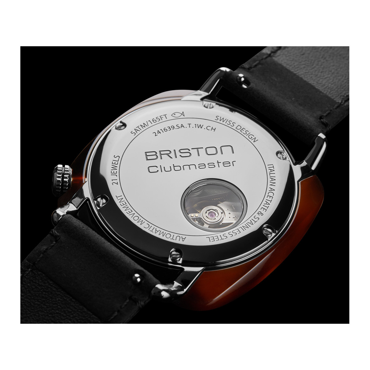 Montre BRISTON clubmaster legend petite sec homme automatique, - vue 3